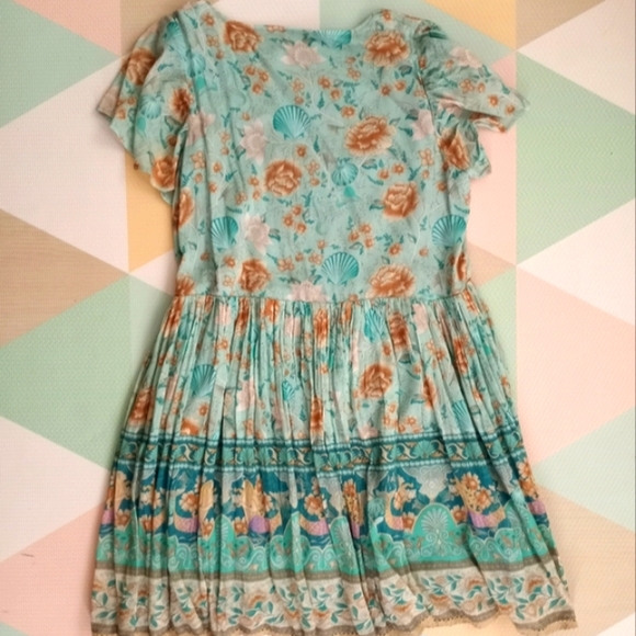 SPELL Mermaid Print Mini Dress Size M NWOT - Picture 10 of 15